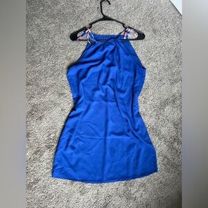 Cooper & Ella Vibrant Blue Mini Dress